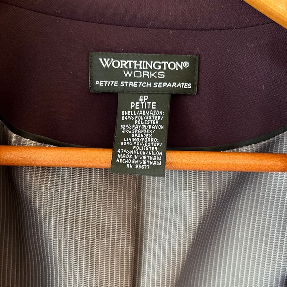 Worthington Works Stretch Separates Blazer - Picture 4 of 4